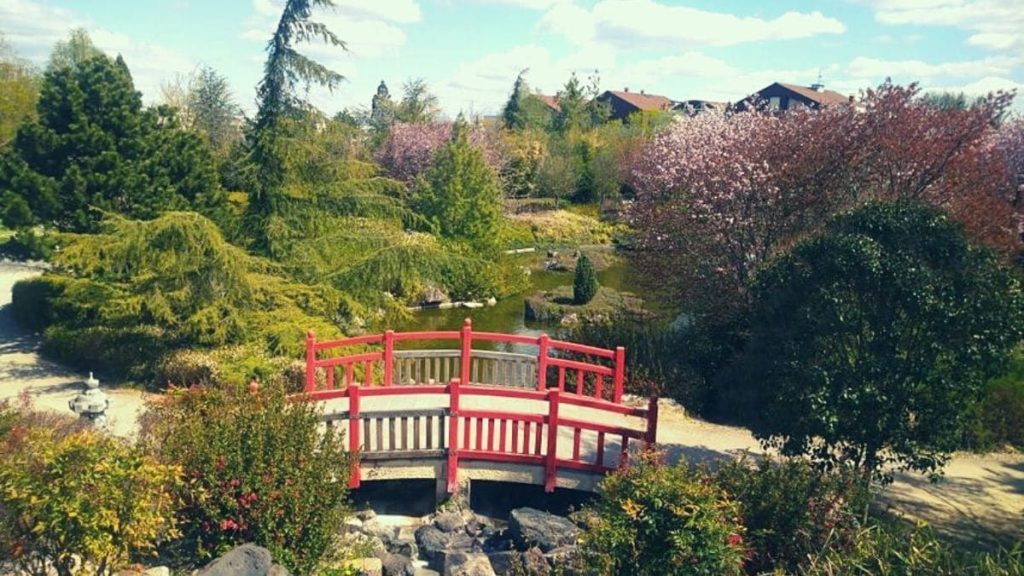 Photo du jardin japonais à Dijon