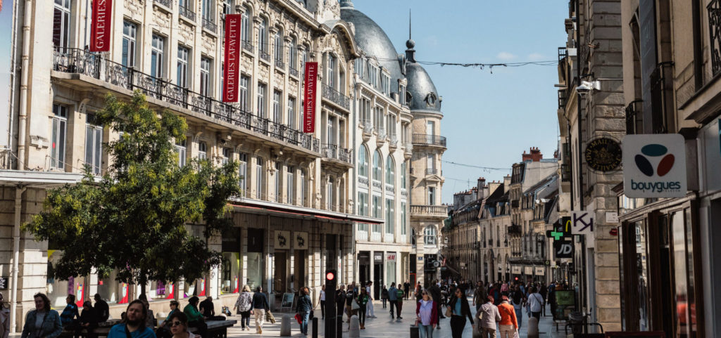 Rue de la liberté à Dijon