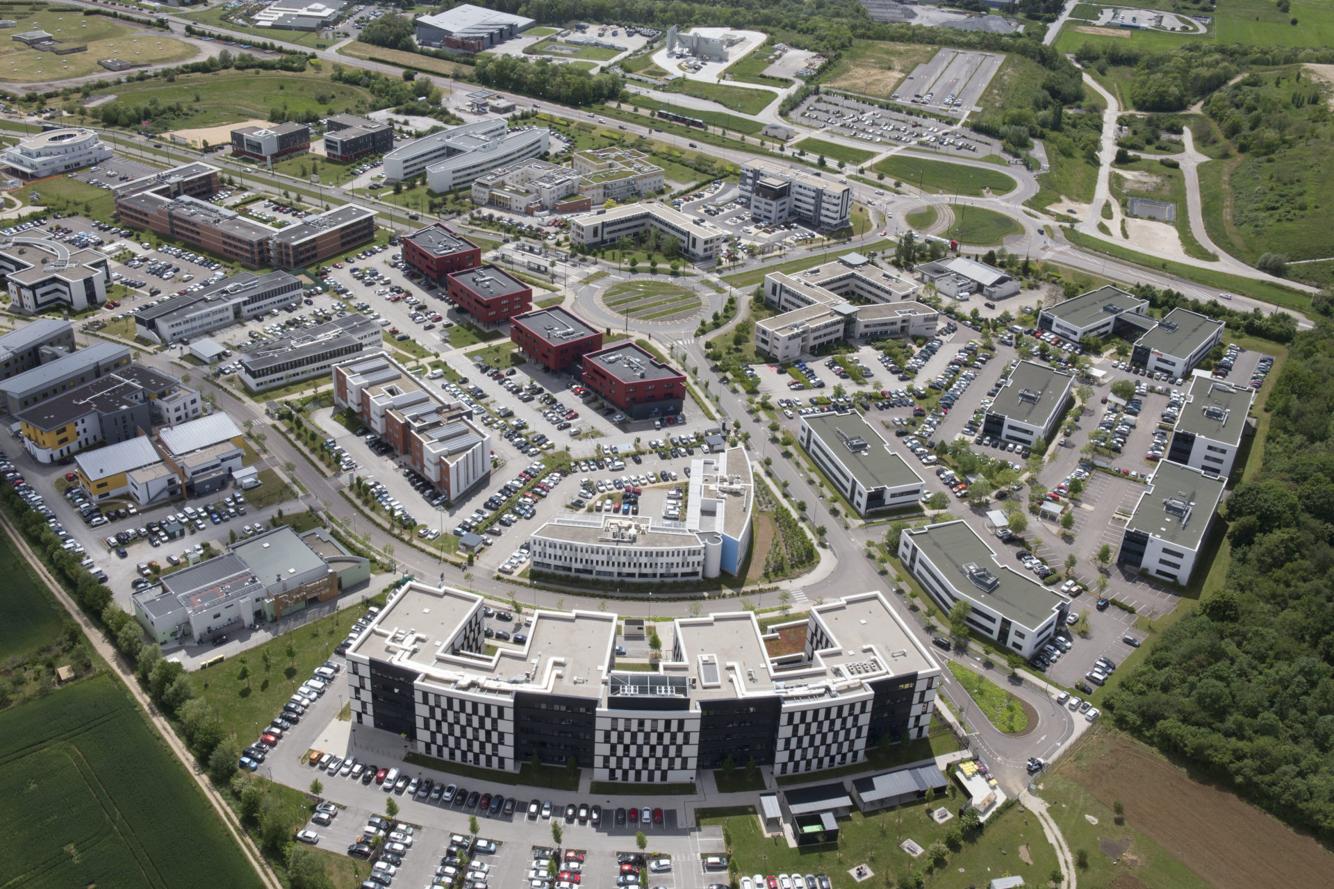 Photo aérienne de Valmy à Dijon