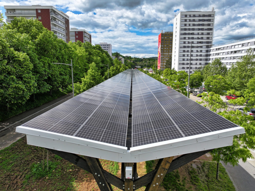 Photo de panneaux solaires à Fontaine d'Ouche Dijon